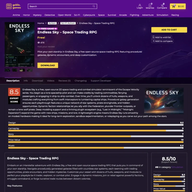 Geblo Games Oyun Platformu Sitesi Ürün Sayfası Tasarımı Geblo Games Oyun Platformu Sitesi Ürün Sayfası Tasarımı
